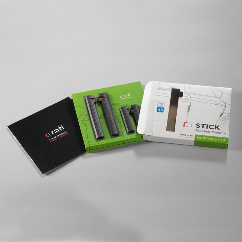 RStick Black Car Door Protectors / Guards Armster UK