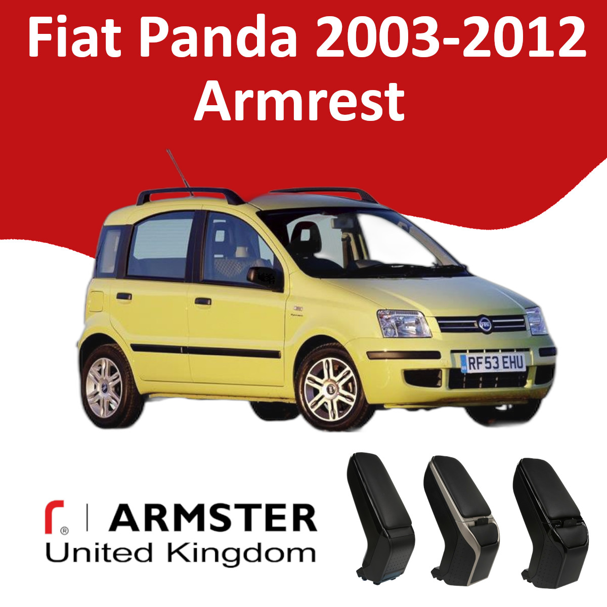 Barres De Toit Aluminium Pour Fiat Panda 2 (169) 2003-2012 - Modèle FLY, Gris, Porte-bagages Pour Coffre, Vélos, Skis